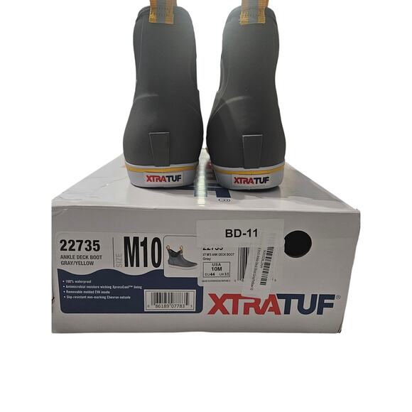 Xtratuf Ankle Deck Boots Gray/Yellow size 10 main image 8
